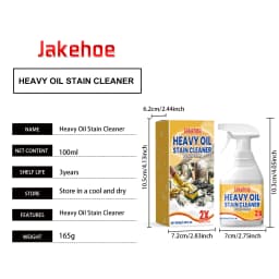 JAKEHOE Kitchen Heavy Oil Cleaner Powerful Cleaning Grease Oil Stain Powder Cleaner Muilt-FunctionsDuty Degreaser Cleaner Spray