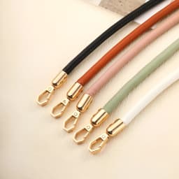 30/40/60cm Soft Leather Shoulder Bag Strap Short Bag Handles DIY Replacement Purse Belt Handbag Strap Solid Bag Accessories New