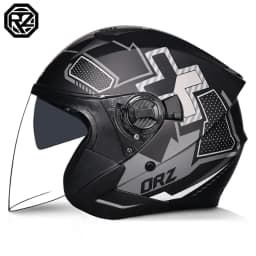 ORZ-705 Latest High Quality Motorcycle Helmet Half Covering Dual Lens Cascos para Motos Male Female Couple Capacetes de Moto