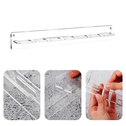 Wall Mounted Acrylic Sunglasses Organizer Storage Eyeglasses Holder Hanging Eyewear Display Rack Jewelry Shelf Transparent