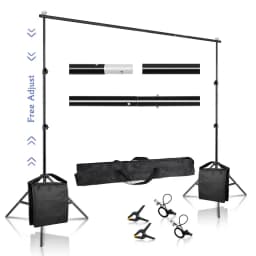 Photo Video Studio Backdrop Background Stand Photography Muslin Backgrounds Picture Canvas Frame Support System With Carry Bag