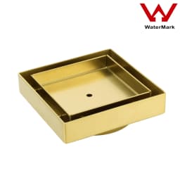 **Sydney Stocks** KYLINS SUS304 100/150/200mm Tile Insert Shower Grate Floor Drain Outlet Waste Brushed Gold Black Gun Metal