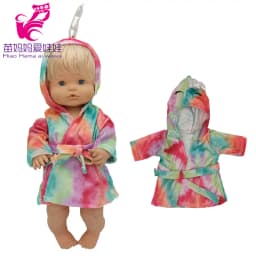 For Nenuco Doll Bathrobe Ropa Y Su Hermanita 40 Cm Baby Doll Clothes Sleep Wear Birthday Gifts