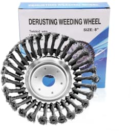 6/8/10 Inc Steel Grasss Trimmer Head Brushcutter Wire Debroussailleuse Weed Brush Blade for Garden Lawnmover Power Tool