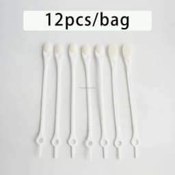12 Pcs Silicon Elastic Laces Sneakers Shoelaces Without Ties Rubber Band for Casual Shoes Men Women Sport Shoes Lazy Accessories