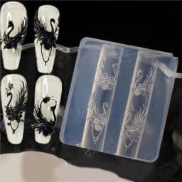 Flexible Silicone Carving Flower Art Mold for Crafting Intricate 3D Floral Designs in DIY Projects