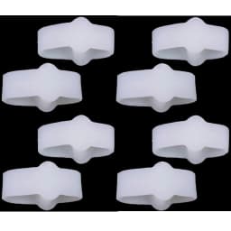 1/2/3/4Pairs Gel Toe Separator Toe Protector to Correct Bunions and Restore Toes to Their Original Shape for Women Men Spacers