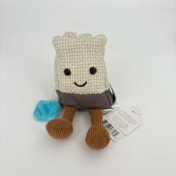 Halloween Soft Fluffy Plush Keychain Kawaii Stuffed Animal Doll Bag Pendant Holiday Gift