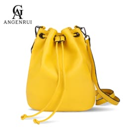 New Genuine Leather Bag, Bucket Bag, Multifunctional Handheld Small Handbag, Fashionable Single Shoulder Crossbody Bag For Women
