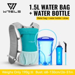 WRELS Hydration Backpack Water Bladder with Water Bladder Hydration Vest Backpack for Men Women for Marathon Trail Cycling Hikin