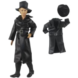 1 Set Doll Clothes Leather coat Outfit for 12 inch Ken Doll Many Style for Choice A02