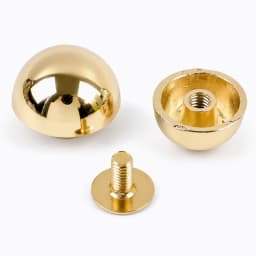 20Pcs Deepeel 8-20mm Metal Round Button Rivets for Handbag Clothing Decoration Screw Back Studs Fastener Leather Craft Parts Set