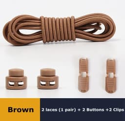 No-Tie Elastic Shoelaces Stretch Laces with Press Lock for All Shoes Quick Wear in 1 Second Hiking Sport Lazy Laces Multi Colors