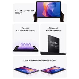 Xiaomi Redmi Pad 2 128GB 256GB Mi Tablet MTK Helio G100-Ultra 11" 90Hz 2.5K Display 9000mAh Battery 18W Fast Charging