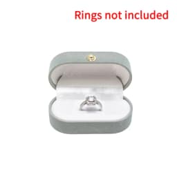 1PCS Mini Velvet Ring Box Single Layer Earrings Necklace Organizer Jewelry Storage Case Candy Color Zipper Bag Travel Portable