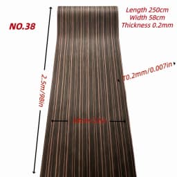 DIY High-EndTech Wood Veneer :for Wooden Refurbished Furniture Door Coffee Table Speaker Wall Panels Interior Home Decor