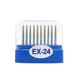 10pcs/box Dental carbide burs Diamond FG High Speed Burs for Polishing Smoothing Dental Burs Drills EX-26 EX-31