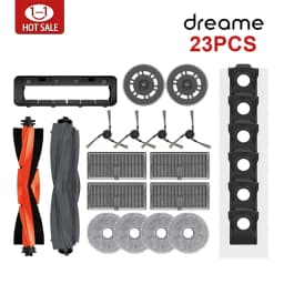 Dreame X40 Ultra X40 Pro S30 Pro Ultra Robot Vacuum Spare Parts Main Side Brushes Mop Cloths HEPA Filters Dust Bags Accessories