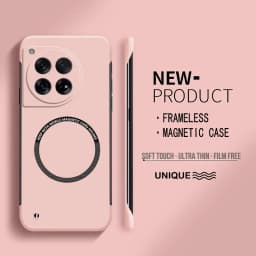 Ultra Thin Hard PC Magnetic Frameless Phone Case For Magsafe Oneplus 13 12 12R 11 11R 10T 10 9 9RT Pro Matte Color Cover