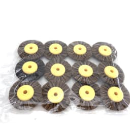 12PCS Abrasive Black Bristle Brush Buffing Wheel Brush for Polishing Tool Accessories Engraver Cleaning Tools 2C