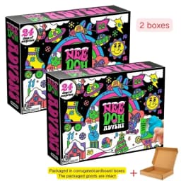 2026 Hot NeeDoh Advent Calendar Gift for Children 24 Day 3D PVC Dolls Countdown Christmas 2026 New Year Surprise Gifts