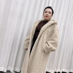 New Fried Dough Twists Environment-friendly Mink Fur Coat Long Coat Original Knitting Thickened Loose Korean Hoodie