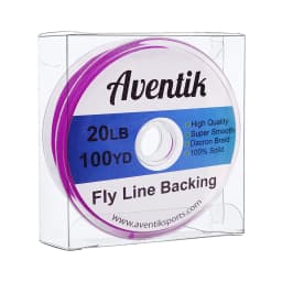 Aventik Fly Backing Line 100YD 91M Dacron Braided 20LB 30LB Strong Fly Fishing Line for Trout Salmon