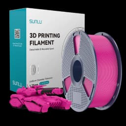 SUNLU 1KG PLA 3D Printer Filament 1.75mm Neatly Wound 3D Printing Filament Fit Most FDM 3D Printers, 1kg Spool (2.2lbs)