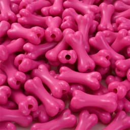 50pcs Colorful Acrylic Bone Shape Beads Small Waist Bone Bead DIY Bracelet Necklace Jewelry Making Supplies