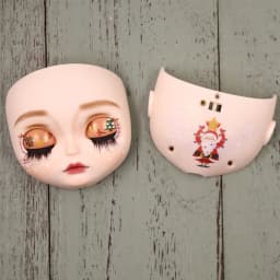 ICY DBS OOAK Blyth doll Hand-Painted Face Plate Including Back Plate Screws Lips carved 1/6 BJD Anime Girl