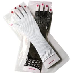 Women Sexy Mesh Transparent Solid Elasticity Breathable Drive Ride Gloves Cosplay Fashion Personality Fishing Net Tight