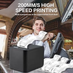 Receipt Printer 80mm Hand Printer 80T USB/USB+Lan Port Printer With Auto Cutter POS Printer Kitchen Printer