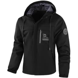 Men's Jacket Stand Collar Stamp Mens Parka Winter New Down Jacket Fleece Warm Jackets Men Business Leisure Coat Baseball Coats