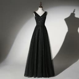 Black Long Evening Gown 2026 New plus Size Slimming Ball Performance Hostess Celebrity Floor-Length Dress