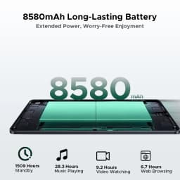DOOGEE U11 Pro 2in1 PC Tablet 30GB(6+24) 256GB 11" 8580mAh Battery Dual Speakers Unisoc T7200 Android 16 Tablet Widevine L1