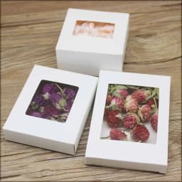 10pc Mulit size window box jewelry packing box white big gift package box wedding candy favors decoration box party suppiles