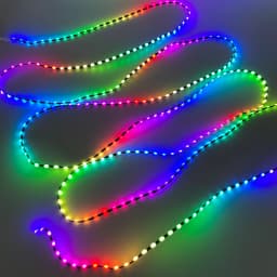 5V WS2811 WS2812 3PIN Black Wire LED String Lights Dream Color RGBIC Addressable Individually Fairy Light Seed Pixels Light
