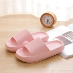 Women Thick Platform Cloud Slippers Indoor Home Eva Soft Sole Pillow Slides Sandals Woman 2025 Summer Non Slip Beach Flip Flops