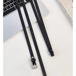 New Y2k Double Ring Women's Belt Versatile Skirt Belt Trendy Design Belt for Sweater Dresses Women's Metal Retro Waist Chain