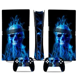Skin Sticker for PS5 Pro Digital Edition Vinyl Decal Full Skin Cover Protective Wrap for Console Controller