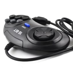 1/2Pcs 6 Button Game Controller for SEGA Genesis MD 16 Bit Wired Gamepad Classic Game Accessories