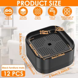 8/16Pcs Furniture Risers Heavy Duty Sofa Riser Nonslip Bottom Adjustable Table Risers Stackable Bed Lifter Furniture Accessories
