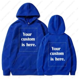 Customized Text Personalized Hoodies Warming Long Sleeve Sweatshirt Student Casual Custom Printed Text DIY Hoodie Fashion Tops