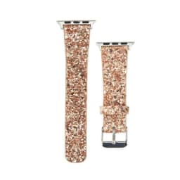 Glitter Bling Band for Apple Watch ultra 49mm 38mm 40/41mm 42mm 44mm 41mm 45mm Shiny Leather Strap IWatch Series 8 7 6 5 4 3 SE