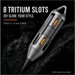 Titanium Alloy Mini Pen Screwdriver Portable Outdoor Camping Multi-functional Gear Pocket Tools EDC