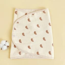 0-6 Month Cotton Baby Swaddle Wrap Anti Startle Swaddling Blanket Muslin Baby Sleeping Blanket Wrap for New Born Thin Summer