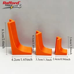 3-Pack Hole Drilling Guide Rails with V-Groove Fit Design | Square Positioning Tool More Durable Than Round Rails