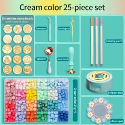 Wax Seal Stamp Set Kit Sealing Wax Storage Box Seal Furnace Craft Supplies For Wax Seal Christmas Wedding Invitation Decoration