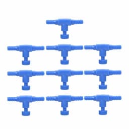 10Pcs Aquarium Air Flow Control Valve Tap Home Fish Tank Air Regulator Hose Connector For 4/6mm Oxygen Tube Aquarium Parts