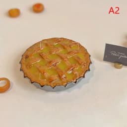 1Pcs 1/12 Dollhouse Accessories Miniatures Apple Pie Mini Pizza Food Model Toy for Doll House Decoration